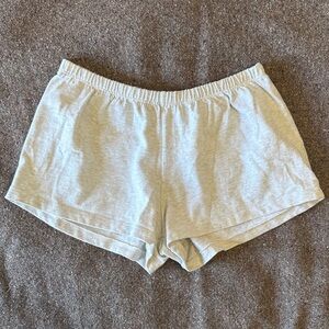 Brandy Melville Emery Cotton Heather Gray Shorts Size (XS/S)